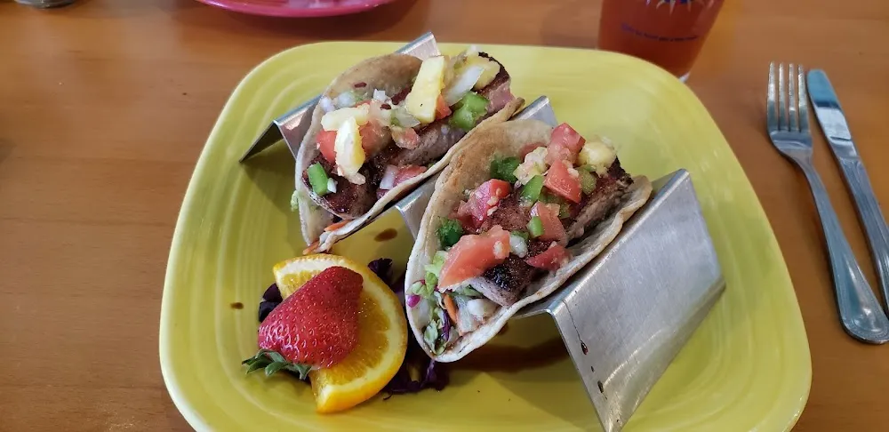Tuna Tacos with Pineapple Salsa